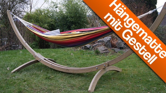 Hängematte mit Gestell