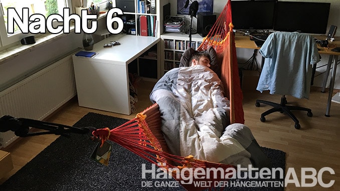 In der Hängmatte Schlafen - Nacht 6