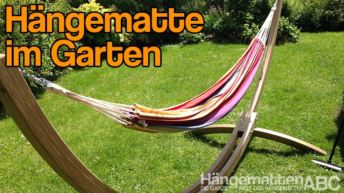 Hängematte im Garten