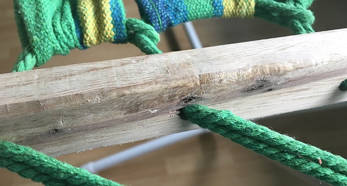 Lidl Stabhängematte Holzstab
