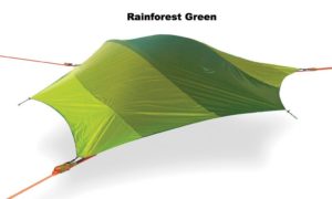 Tentsile Baumzelt Stingray mit Regeschutz